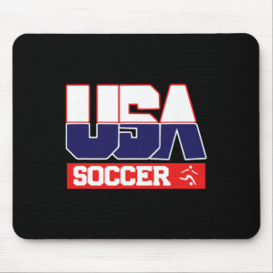 Usa Team Soccer - Men And Women American Sports Mouse Pad