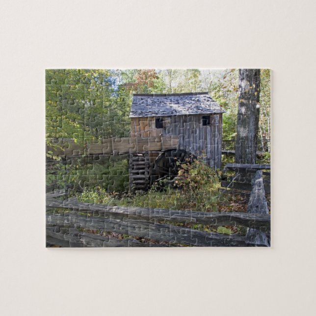 USA - Tennessee. Cable mill in Cades Cove area Jigsaw Puzzle (Horizontal)