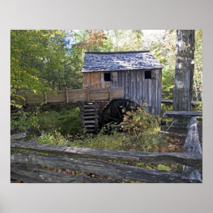 USA - Tennessee. Cable mill in Cades Cove area Poster