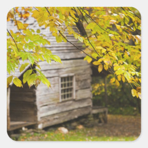 USA, Tennessee, Gatlinburg. Great Smoky Square Sticker