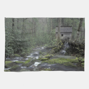 USA, Tennessee, Great Smoky Mountains National 3 Tea Towel