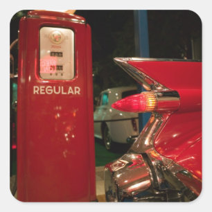 USA, Tennessee, Memphis, Elvis Presley 2 Square Sticker