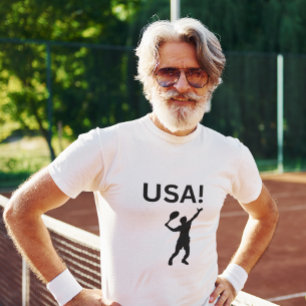USA tennis player using dot as a ball  T-Shirt