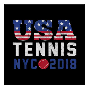 USA Tennis US New York 2018 Open  Poster