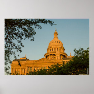 USA, Texas, Austin. Capitol Building (1888) Poster