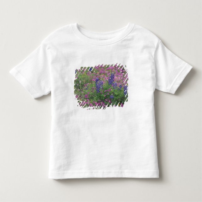 USA, Texas Hill Country. Bluebonnets among phlox Toddler T-Shirt (Front)