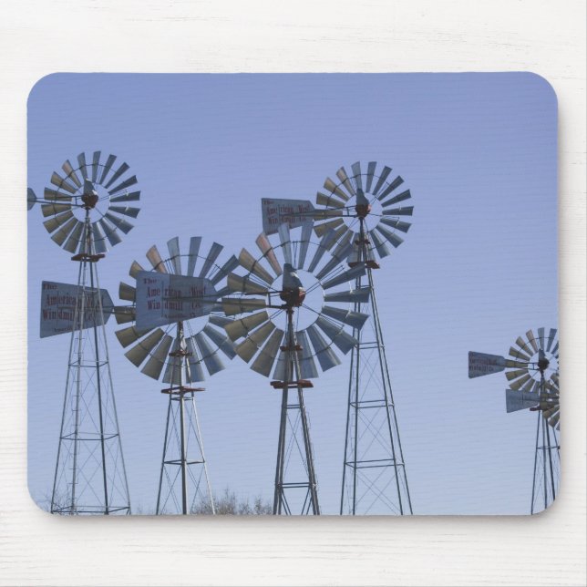 USA, TEXAS, Lubbock: American Wind Power Centre Mouse Pad (Front)