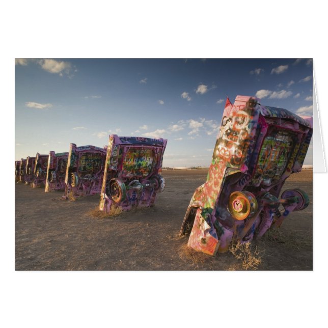 USA, TEXAS, Panhandle Area, Amarillo: Cadillac 2 (Front Horizontal)