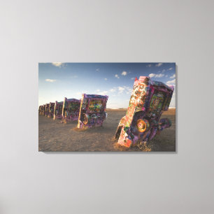USA, TEXAS, Panhandle Area, Amarillo: Cadillac 2 Canvas Print