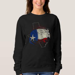 Usa Texas Patriotic Wildlife Animal Texan Pride Ar Sweatshirt