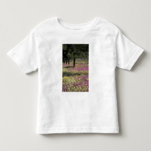 USA, Texas, Sand Verbena and Brown-eyed Toddler T-Shirt