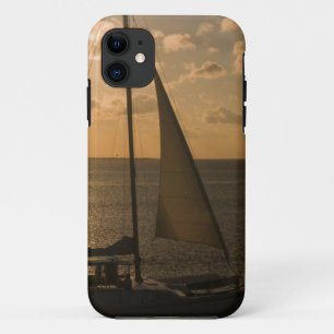 USA, Texas, South Padre Island. Sailboat Case-Mate iPhone Case