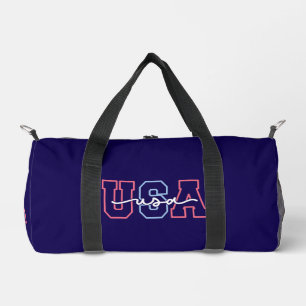 USA Text 4th Of July Design-62118 Duffle Bag