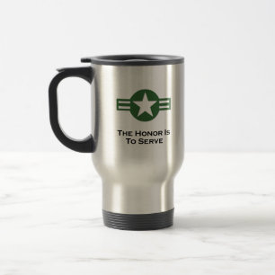 USA The Honour Green Travel Mug
