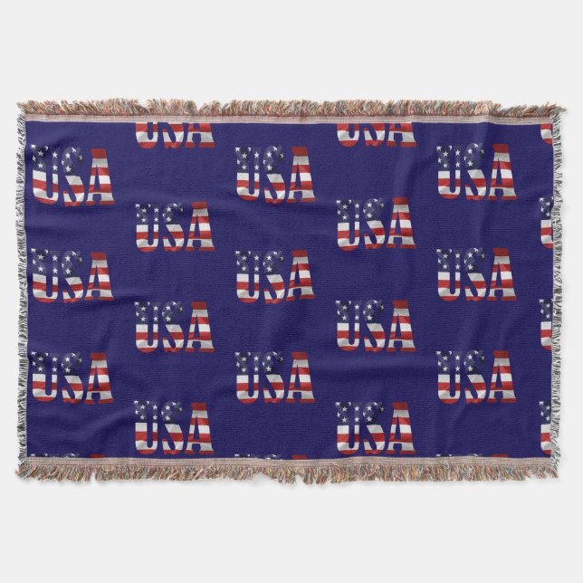 USA THROW BLANKET (Front)