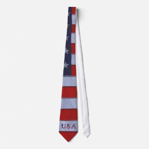 USA -TIE- AMERICAN FLAG TIE