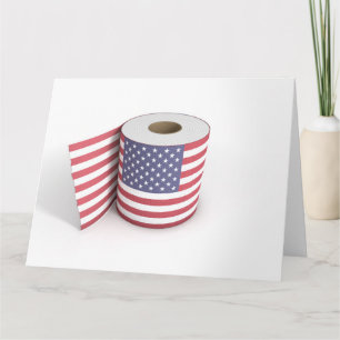 USA Toilet Paper Card