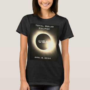USA Total solar eclipse April 8, 2024 T-Shirt