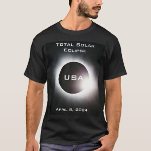 USA Total solar eclipse April 8, 2024 T-Shirt