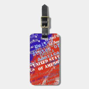 USA travel Luggage Tag