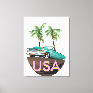 USA Tropical Canvas Print