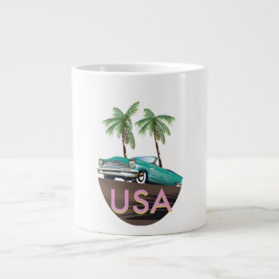 USA Tropical Large Coffee Mug