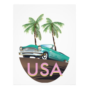 USA Tropical Photo Print