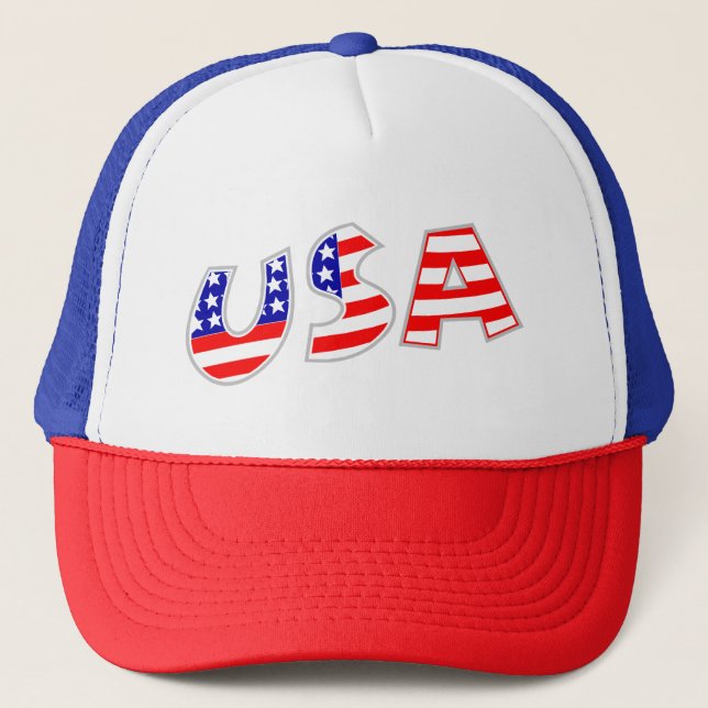 USA TRUCKER HAT (Front)