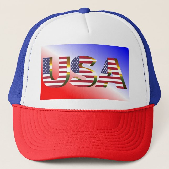 USA  TRUCKER HAT (Front)