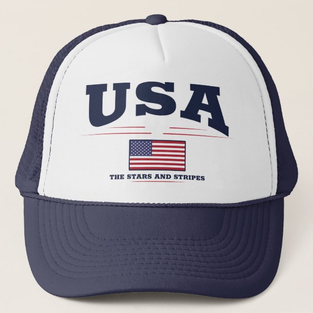USA TRUCKER HAT (Front)