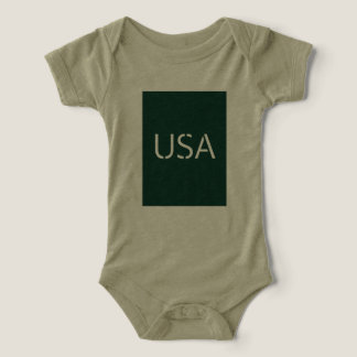 “USA Typography in Green - Stylish & Bold Text Des