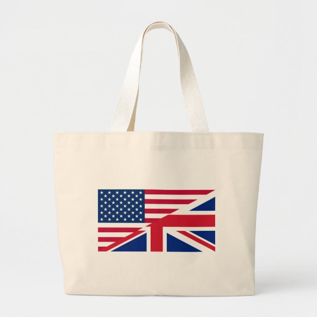 usa uk large tote bag (Front)