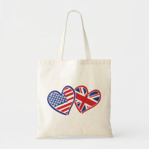 USA---UK-Love Tote Bag