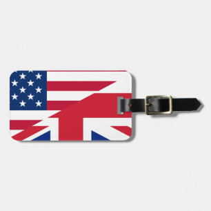 usa uk luggage tag