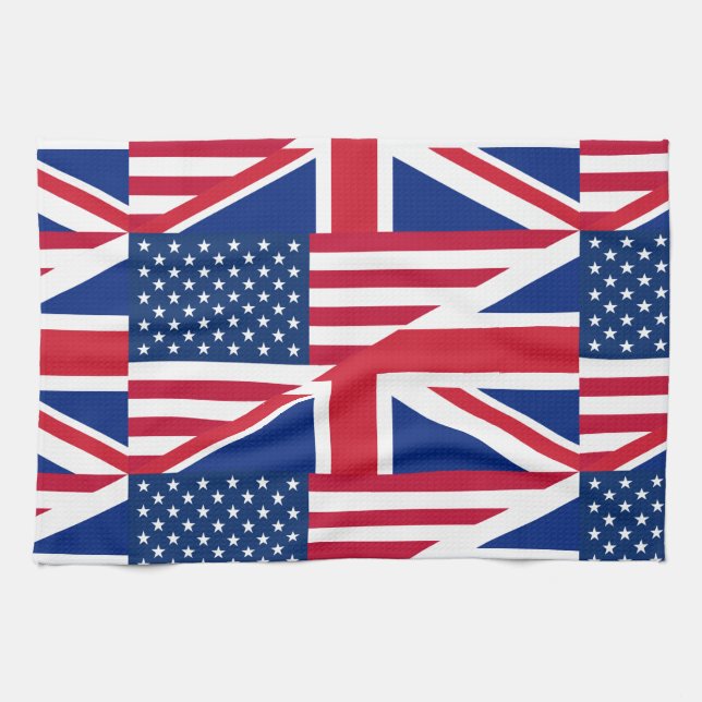 usa uk tea towel (Horizontal)