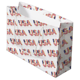 USA - United States of America - Flag  Large Gift Bag