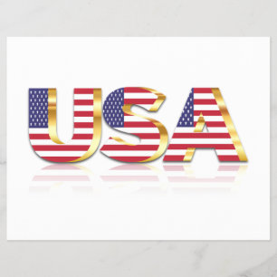 USA - United States of America - Flag - Patriotic Flyer