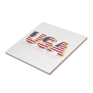 USA - United States of America - Flag - Patriotic Tile