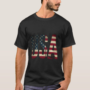 Usa Us Flag Patriotic 4Th Of July America Independ T-Shirt