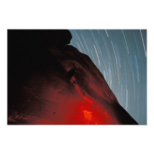 USA, Utah, Arches National Park, Petroglyphs Photo Print