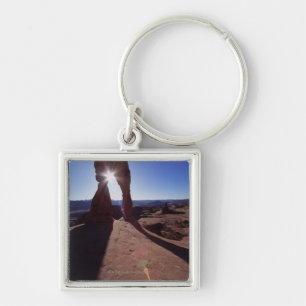 USA, Utah, Arches National Park, sun shining Key Ring