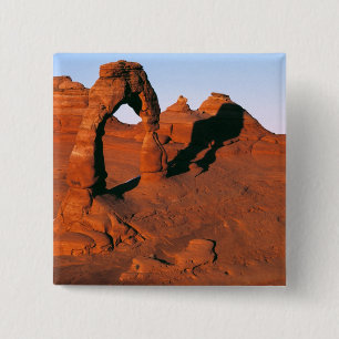 USA, Utah, Arches NP. Delicate Arch is one of 15 Cm Square Badge