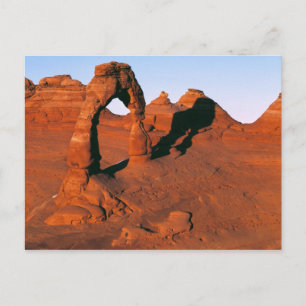 USA, Utah, Arches NP. Delicate Arch is one of Postcard