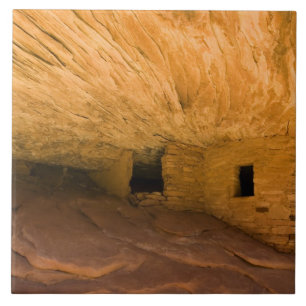 USA, Utah, Cedar Mesa, Mule Canyon. Sandstone Tile