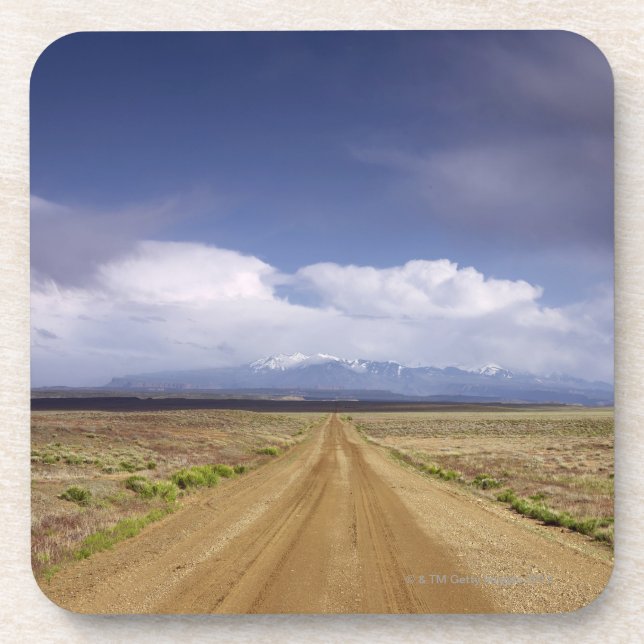 USA, Utah, Dirt road crossing landscape Coaster (Front)