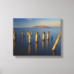 USA, Utah, Great Basin, Saltair, Great Salt Canvas Print