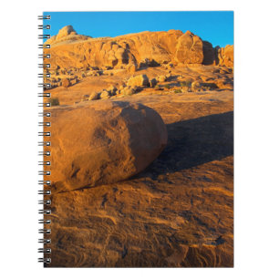 USA, Utah, Moab, Sandstone Spiral Notebook