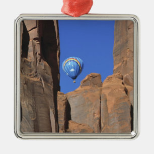 USA, Utah, Monument Valley. A rainbow hot-air Metal Tree Decoration