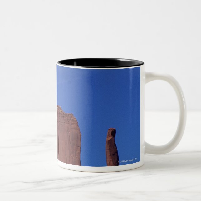 USA, Utah, Monument Valley, National Monument, Two-Tone Coffee Mug (Right)