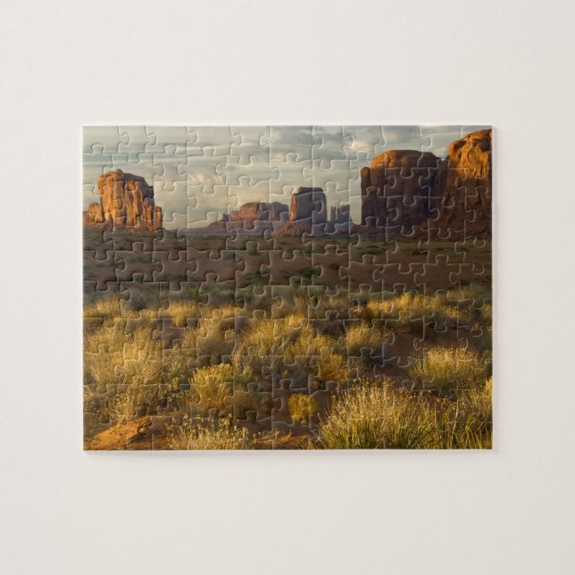 USA, Utah, Monument Valley National Park. Jigsaw Puzzle (Horizontal)